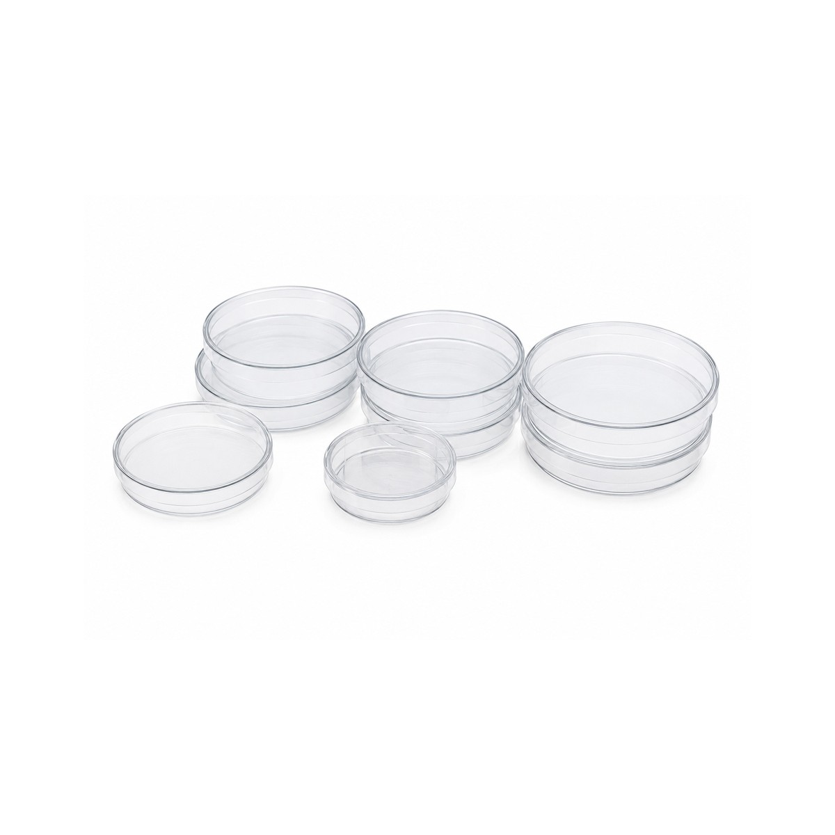 Polystyrene Petri dishes